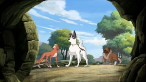 Jericho the Dog and his friends at Jesus' Tomb.