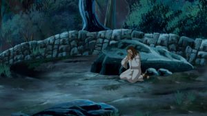 Jesus at Gethsemane.