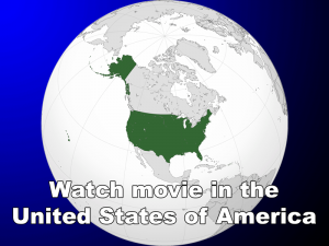 Text: "Watch movie in the United States of America"